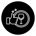 Clean tableware icon