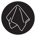 Cleaning cloth icon