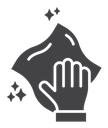 Cleaning cloth icon