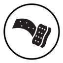 Cleaning sponge icon