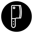 Cleaver for meat icon