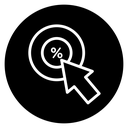 Click through rate icon