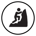 Climbing icon