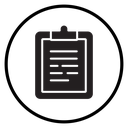 Clipboard Black Filled icon