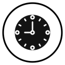 Clock Dial Badge icon