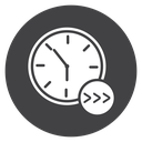 Clock Forward Arrows icon