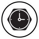 Clock time icon