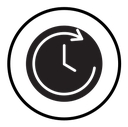 Clock time icon
