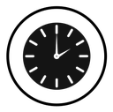 Clock two icon