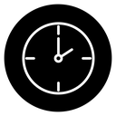 Clock two icon