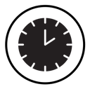 Clock two icon
