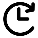 Clockwise rotation icon