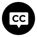 Closed caption icon