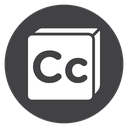 Closed Caption Black Filled icon