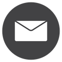 Closed Mail Envelope Black Filled icon