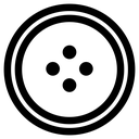 Clothing button set icon
