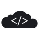 Cloud code icon