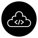 Cloud code icon