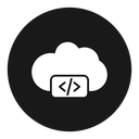 Cloud code icon