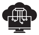 Cloud computing icon