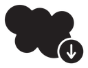 Cloud download icon