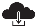 Cloud download icon