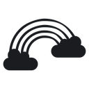 Cloud rainbow 2 icon