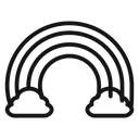 Cloud rainbow 3 icon