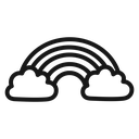 Cloud rainbow 4 icon