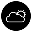 Cloud sun 2 icon