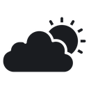 Cloud sun 3 icon
