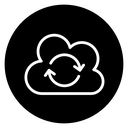 Cloud sync icon
