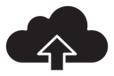 Cloud upload 2 icon