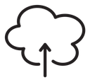 Cloud upload icon