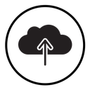 Cloud upload icon