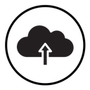 Cloud upload icon