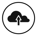 Cloud upload icon