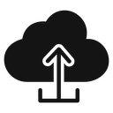 Cloud upload icon