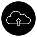Cloud upload 2 icon