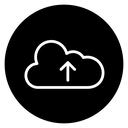 Cloud upload icon