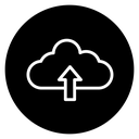 Cloud upload 2 icon