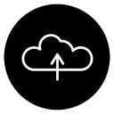 Cloud upload icon