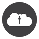 Cloud upload 2 icon