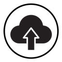 Cloud upload icon