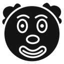Clown head icon