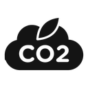 CO2 emission icon