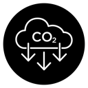CO2 emissions icon