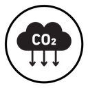 CO2 reduction icon