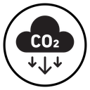 CO2 reduction icon