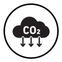 CO2 reduction icon